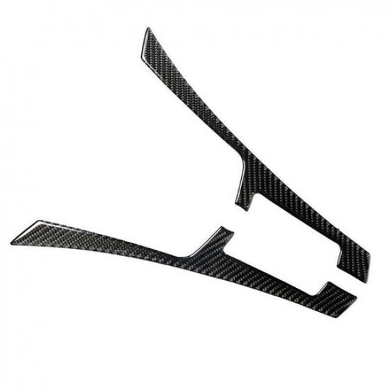 Carbon Fiber Center Control Side Frame Trim Cover For Infiniti Q50 Q60 2014-