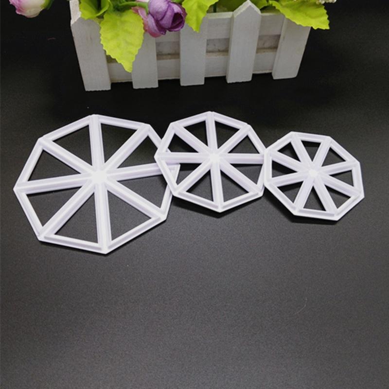 Small Banner Cake Mold Food-Grade Silicone Flag Shape Fondant Candy Mould  Cake Decorating 3pcs/set