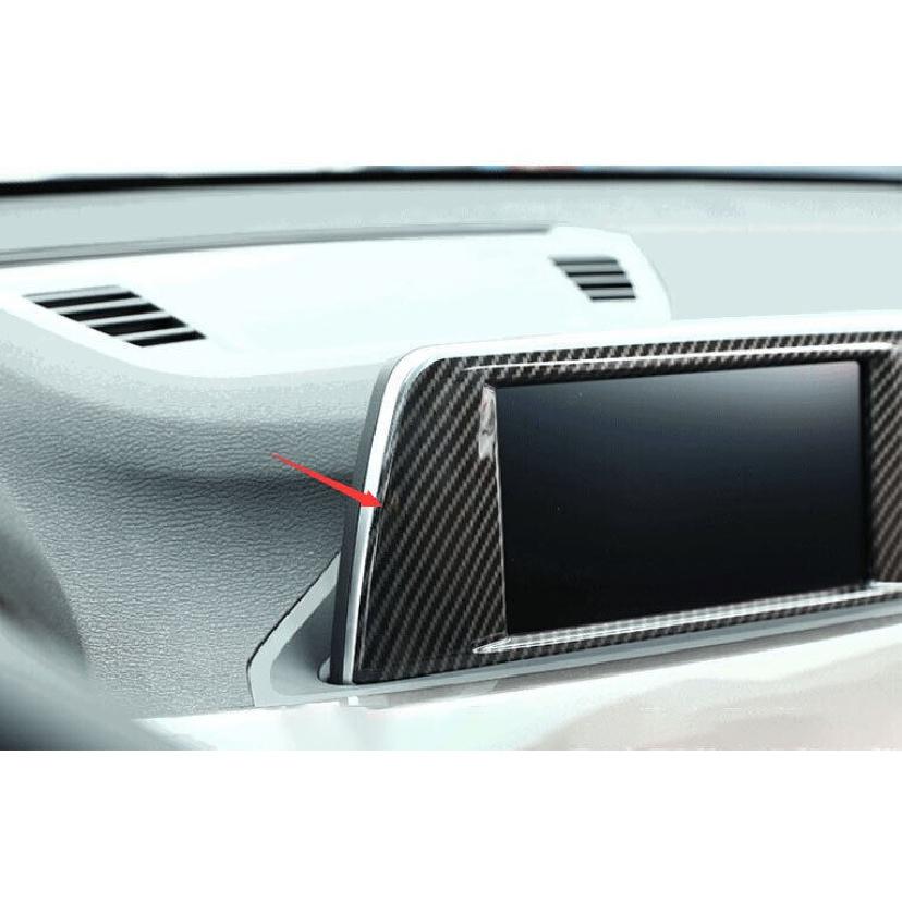 Navigation Panel Trim ABS Carbon Fiber 2016-2019 Central Console For BMW X1 F48