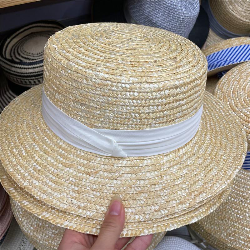 Hat Summer Sun Hat Women's Sun Protection Big Brim Hat Travel Beach Straw Straw Hat Women's Fashion Versatile Sun Hat