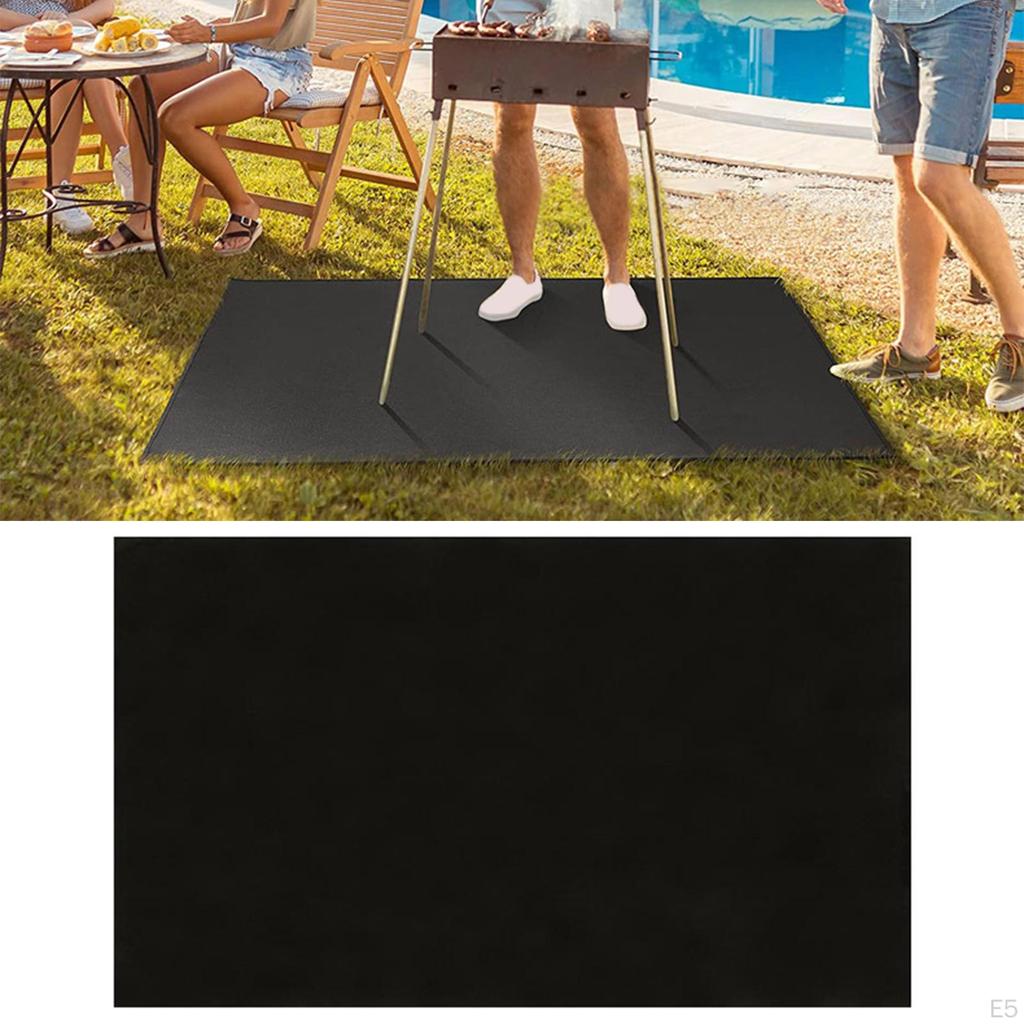 Fire Pit Mat Resistant Pad for Outdoors under Grill