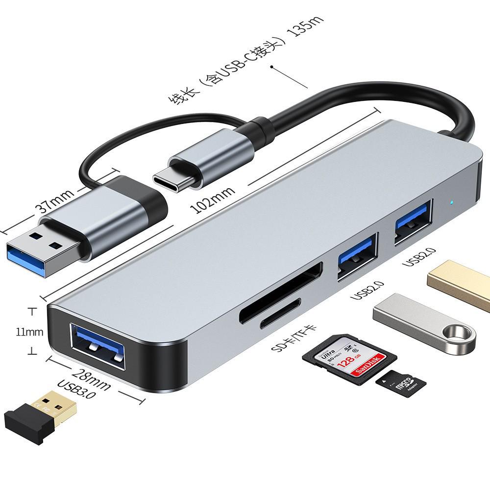 USB-C auf USB 3.0 Dual-Port High-Speed Laptop-Erweiterungshub