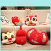 Chinese New Year Plush Sugar Cane Firework Decorative Dolls For Living Room And Sofa Decor