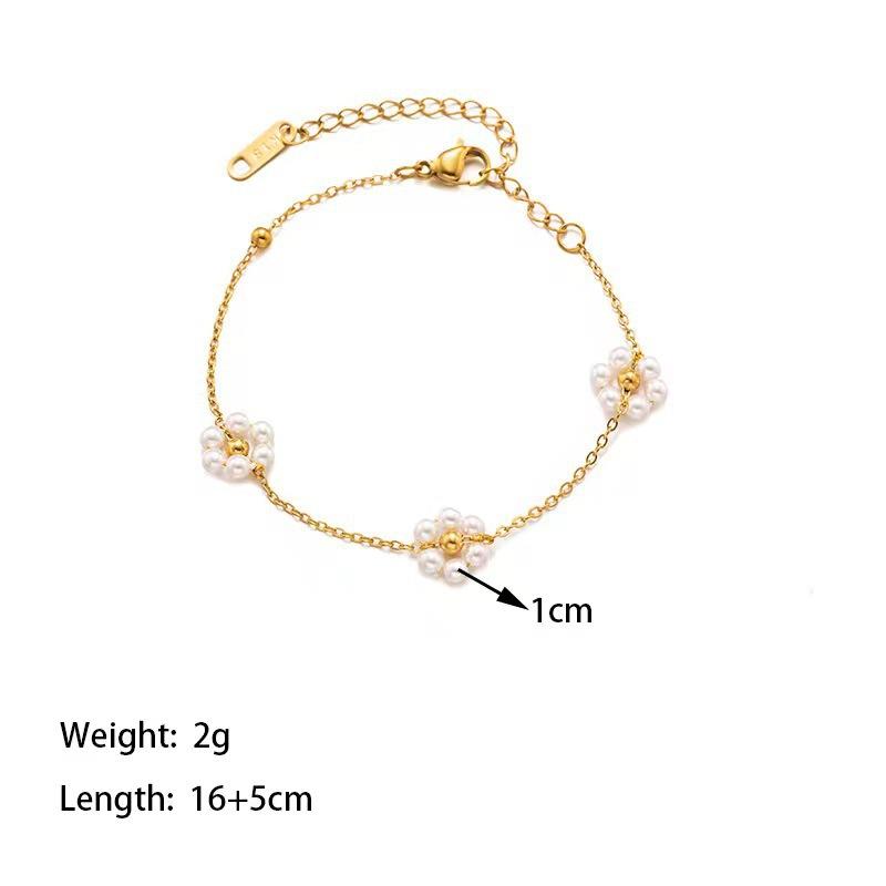 Ins Hot-selling Bracelet, Baroque Atmosphere Retro Romantic Pearl Bracelet