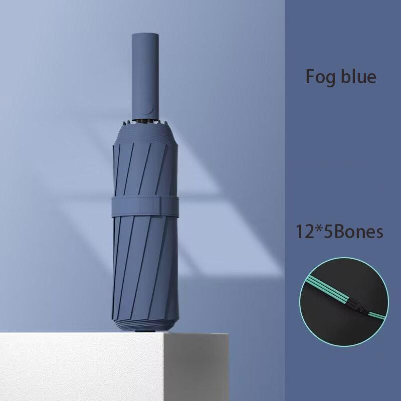 60Bones Super Windproof Umbrella All Weather Umbrellas Large Size Men Automatic Business Umbrella Uv Protection Women Sunshade