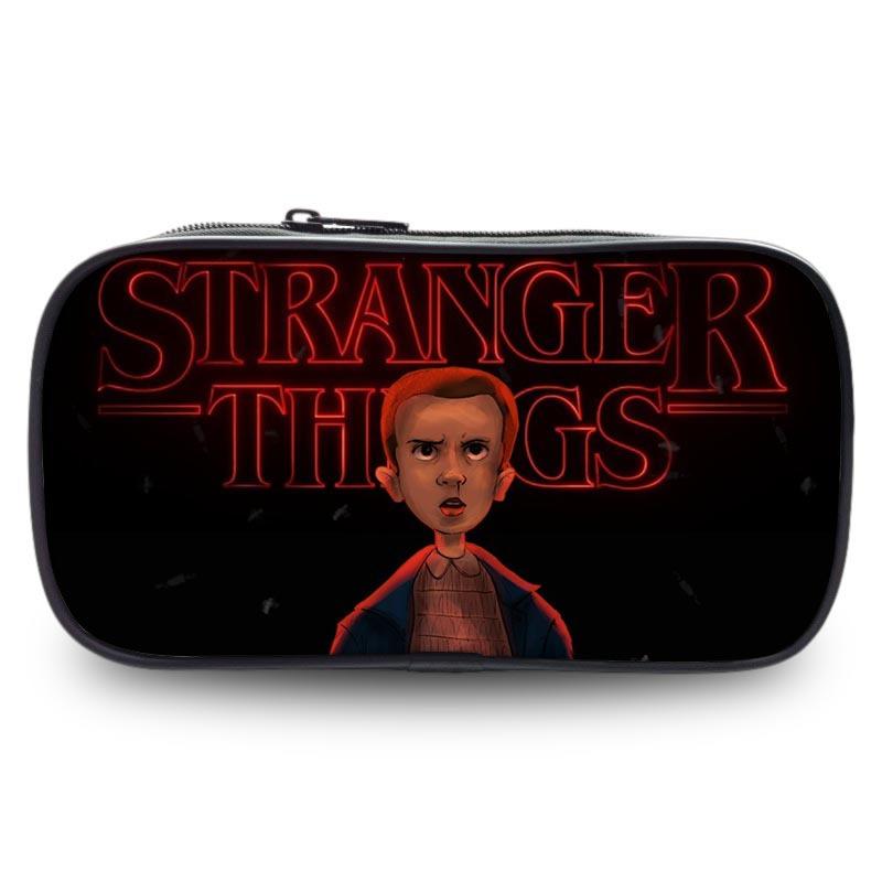 Stranger Things Student Pencil Case Large Capacity Single Layer Stationery Box Stationery Bag Storage Bag Environmentally Friendly And Portable