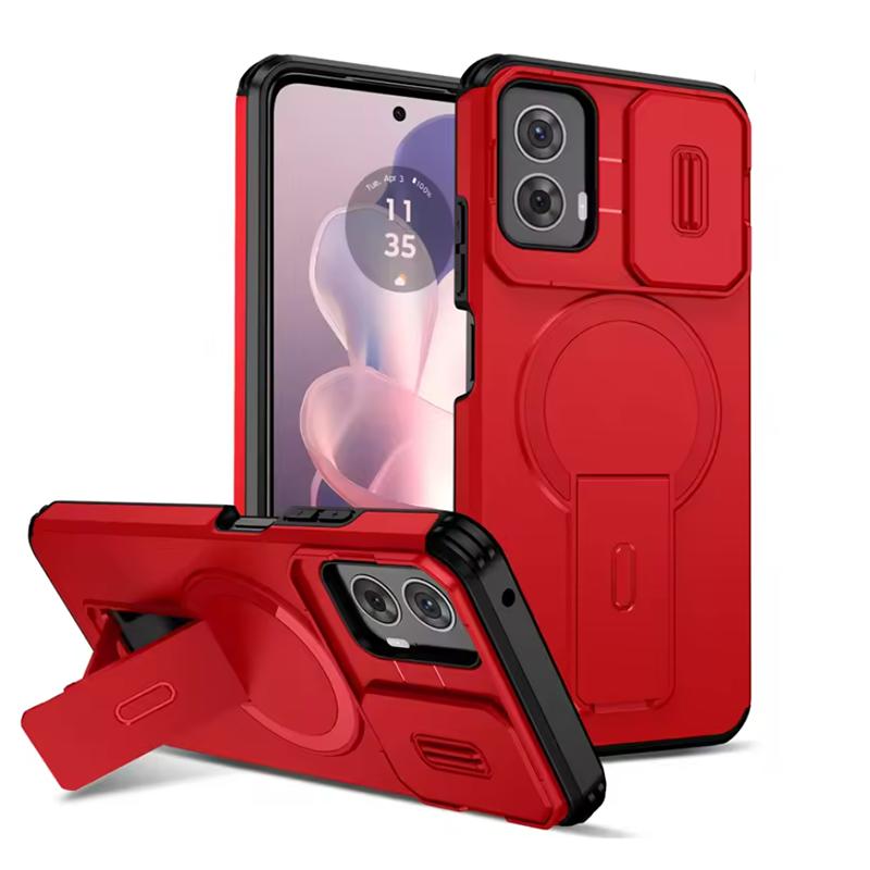 Armor Funda For Motorola Moto G Play Stylus Power Edge 2026 2026 Case Slide Camera Lens Protector Coque Wireless Charging Cover