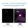 Portable Car Interior Dome Light Finger Touch Sensor Mini LED Reading Lamp Car Roof Magnets USB Charging Atmosphere Lamp