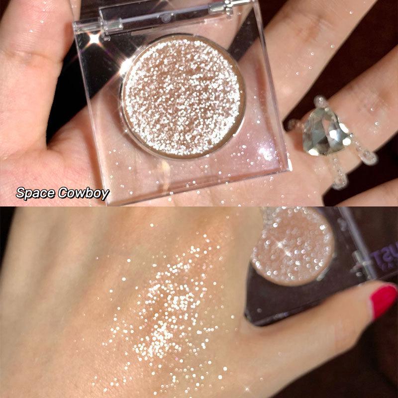 FAICCIA Cowherd & Weaver Shimmer Cube: Single Color, Fine Shimmer Eyeshadow Highlight