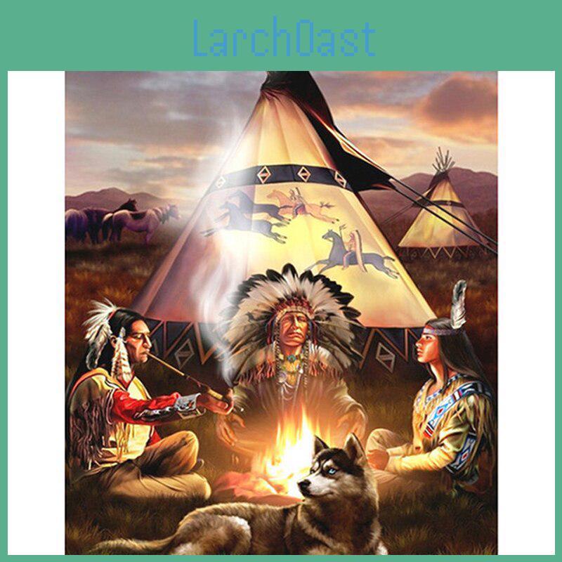 Cross Diamond Painting 5d Diy Stitch Indians Men Gathering Diamond Embroidery