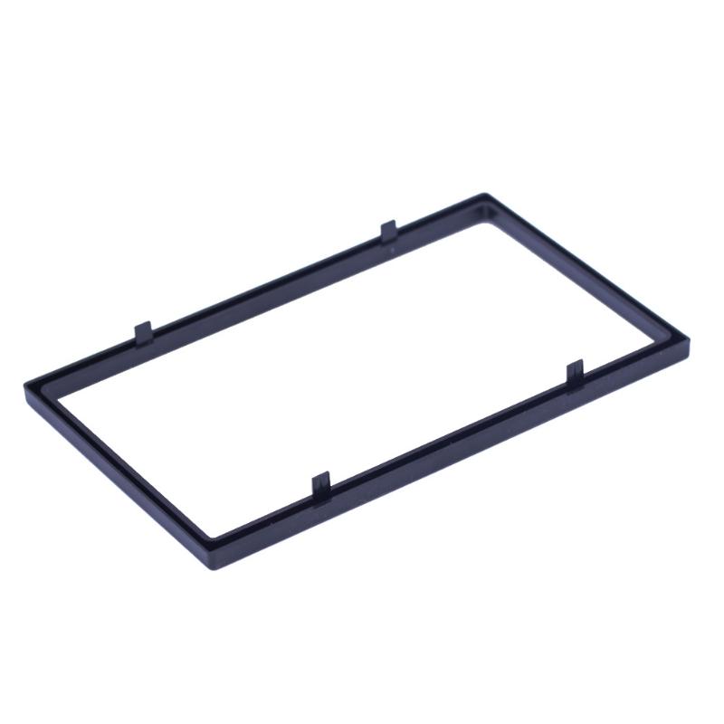2Din Stereo Frame Universal Car Radio Panel Fascia Bezel Custom Fit Vehicle Audio Dashboard Enhancement