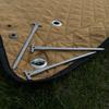 Long Camping Tent Stake Stainless Steel Canopy Stakes Spikes Heavy Duties Tent Peg Wind-proof Lengthened Tent Ground Peg