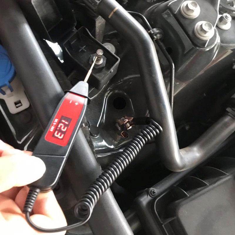 Universal Digital LCD Electric 5-36V Voltage Test Pen Probe Detector Tester Automotive Diagnostic Tool for Car Boat Motorcycle