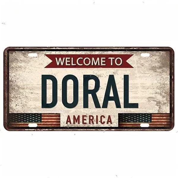 Vintage Berlin Madrid New York Paris Country City Stil Platte Metallschild Plakette Blechschild Man Cave Bar Club Poster Dekoration