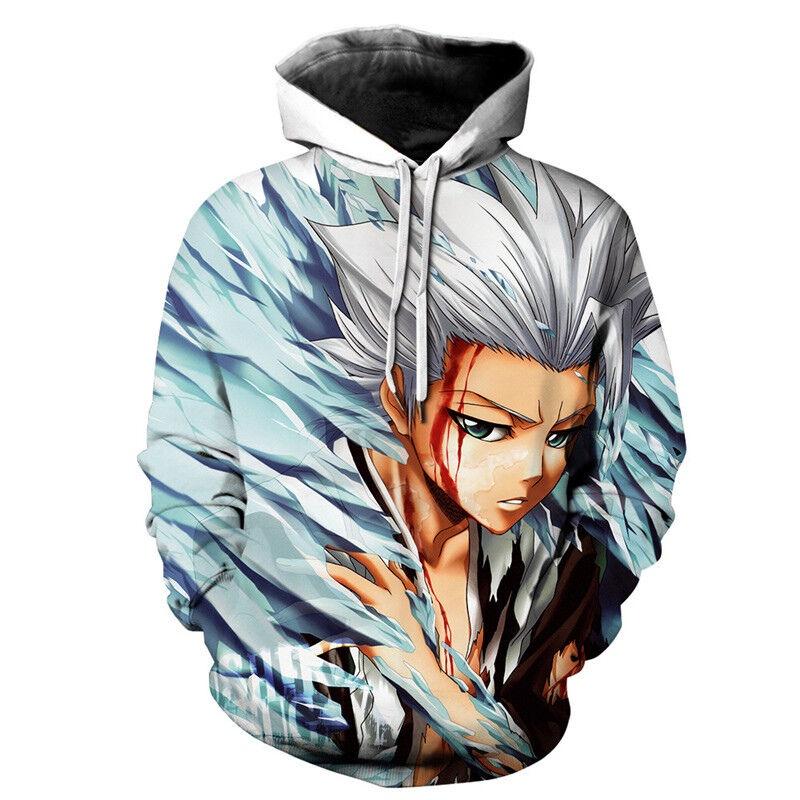 Polyester Dragon Ball Z Super Saiyan Goku Men Women Anime Pullover Hoodie**