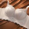Satin Adjustable Bra for Women with Small Breasts Supports and Prevents Sagging Wire-Free