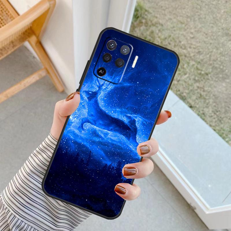 

Starry Sky Deer Case For Oppo A60 A80 A40 A17 A57 A77 A74 A54 A94 A78 A98 A18 A38 A58 A96 A76 A16 A15 A5 Pro OPPO A91