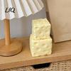 Decorative Stress Relief Toy Shapeable Cheese Squeeze Toy, Block Sensory for Relief, Moldable Cube Pinch Home Office Classroom Soft Reliever