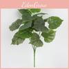 Indoor Faux Plant Leaves Bouquet High Quality Plastic And Silk Material