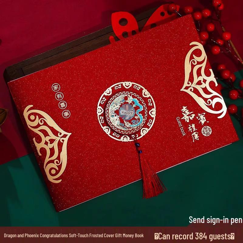 Wedding Guestbook & Gift Record: Sign-in and Money Tracking