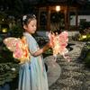 Semi-finished Product Butterfly Lantern Material Kit Led Traditional Flower Lantern  Party