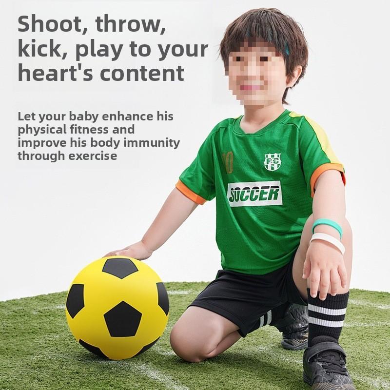 Silent Sports Soccer Ball Pu Material For Kids And Children Indoor Play