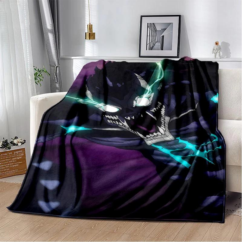 3D Kaiju No.8 Anime Cartoon Soft Flannel Blanket for Bed Bedroom Sofa Picnic,Throw Blanket for Cover Office Gift Kids