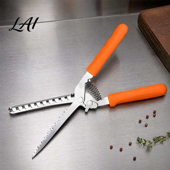 Meat Prep Tool Rib Membrane Remover Tool Stainless Steel Peeler with Grill Master Gift for Men Anti-slip Handle Manual Preparation Outdoor