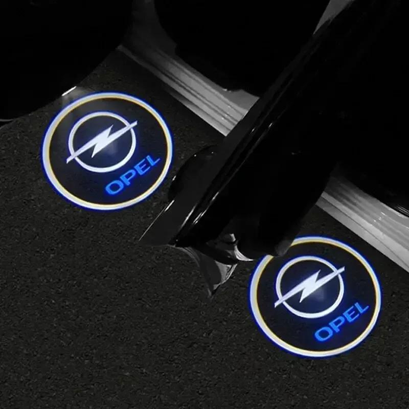 

2 шт. Бездротовий світлодіодний проектор логотипу laser на двері авто, світло привітання LED для Opel Insigni Astra J G K B Corsa Zafira B Mokka Vivaro 2PCS