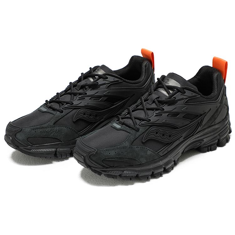 Saucony Cohesion Armor Unisex Black Low Top Lifestyle Running Sneakers S79044-2