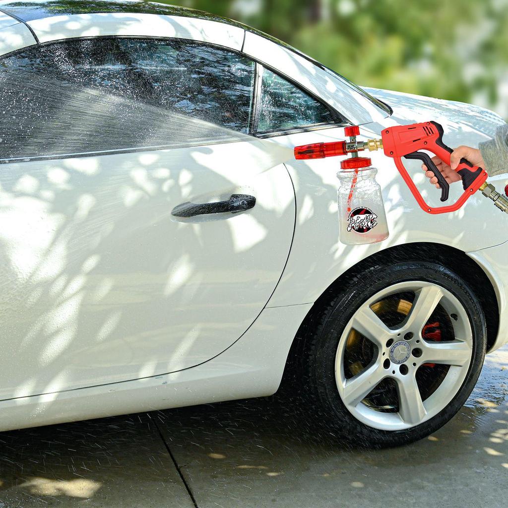 High-Pressure Multi-Functional Car Wash Water Gun with M22 Connector & Five Nozzle Options