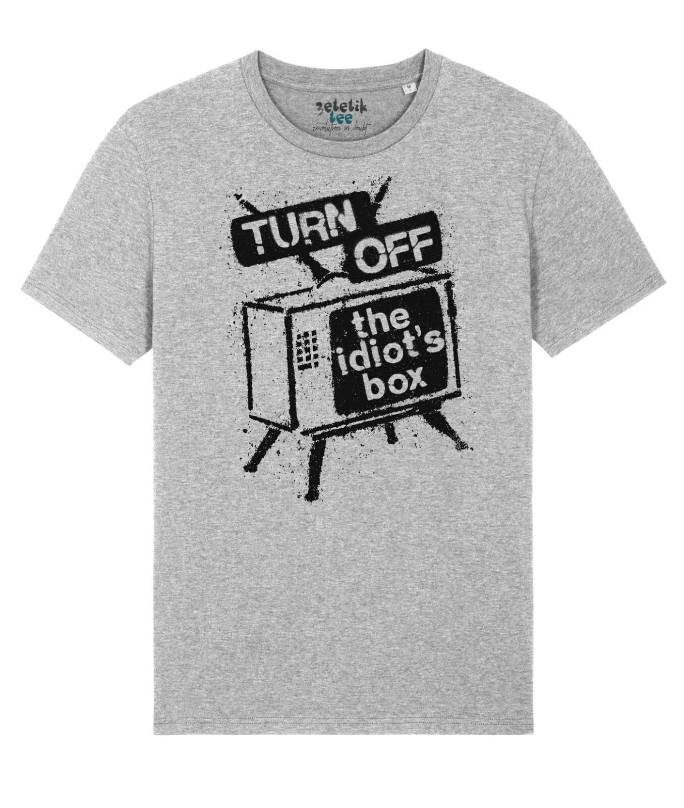 Turn Off Television Anti Brain Programming Turn Off The TV T-Shirt L