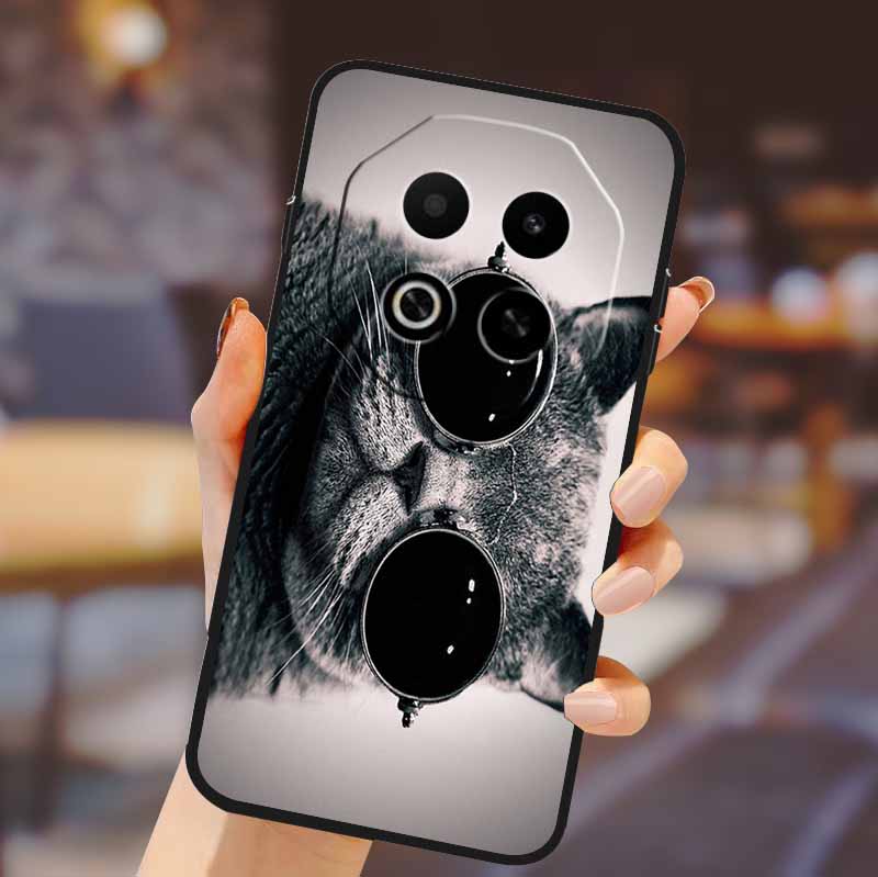 Phone Cover For Meizu Note 16 Case Meizu Note16 Lovely Cartoon Soft TPU Shield Painted Cat Silicone Back Funda for Meizu Note16