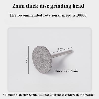 Nail Diamond Metal Drill Bits Disc Bit Dead Skin Callus Electric Foot File Callus Remover Shaft for Nail Salon Grinding Head New