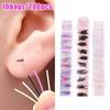 200 Pcs Invisible Plastic Soft Stud Earrings Hypoallergenic Simple Transparent Earring Piercing Retainer Ear Studs Pins Jewelry