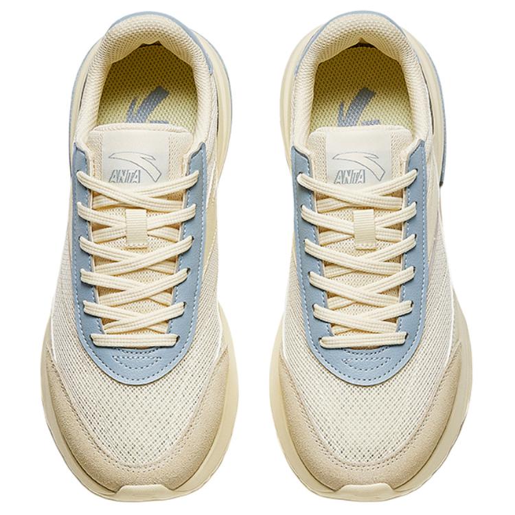 Anta Shock Absorbing Non-Slip Low-Top Casual Shoes Women sneakers Light-Blue Gray 922428803-1