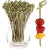 Dww-200 Pieces High-quality Bamboo Wood Toothpicks - Personal Hygiene, Disposable Appetizer Skewers, Cocktail Sticks or Craft Less