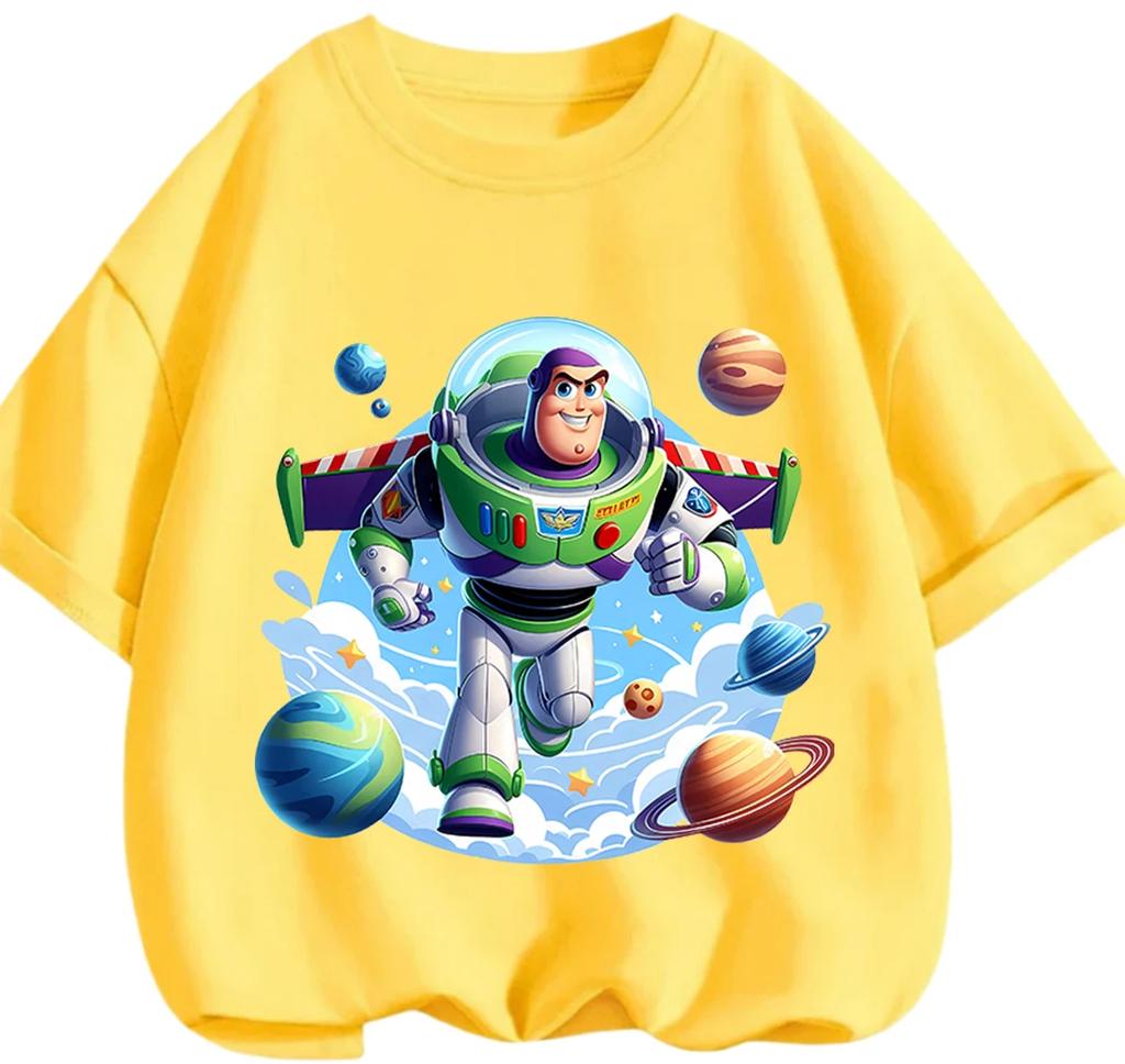 Summer Round Neck T Shirt Toy Story Classic Cartoon Print Casual Street Style Kids Boys Girls 3 14 Years