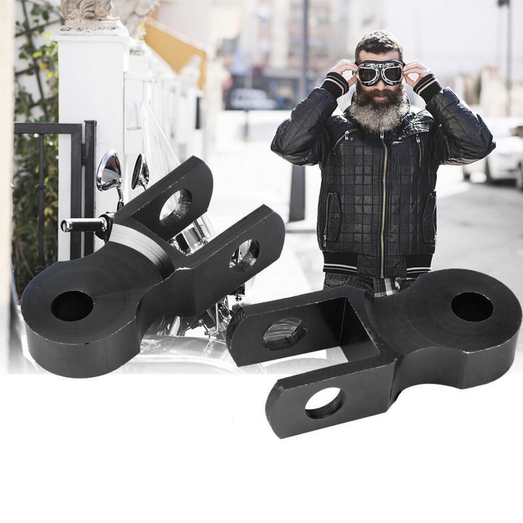 2PCs Motorcycle Rear Shock Absorber Riser 5cm Heightening Device Pad for Chassis