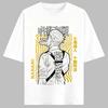 T-shirt in Puro Cotone con Stampa di Nanami Kento da Jujutsu Kaisen, Unisex Taglio Largo Stile Harajuku T-shirt Estiva Merch Anime