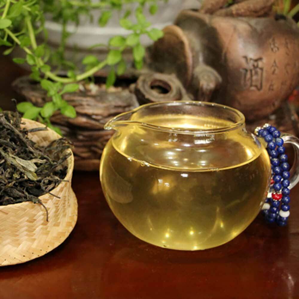 Thé Puerh chinois Pu-erh cru en vrac, Sheng Puer Shen Cha, année 2014, 200g