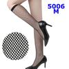 Women'S Black Fishnet Knee High Socks Stylish Black Hollow Out Mesh Stockings