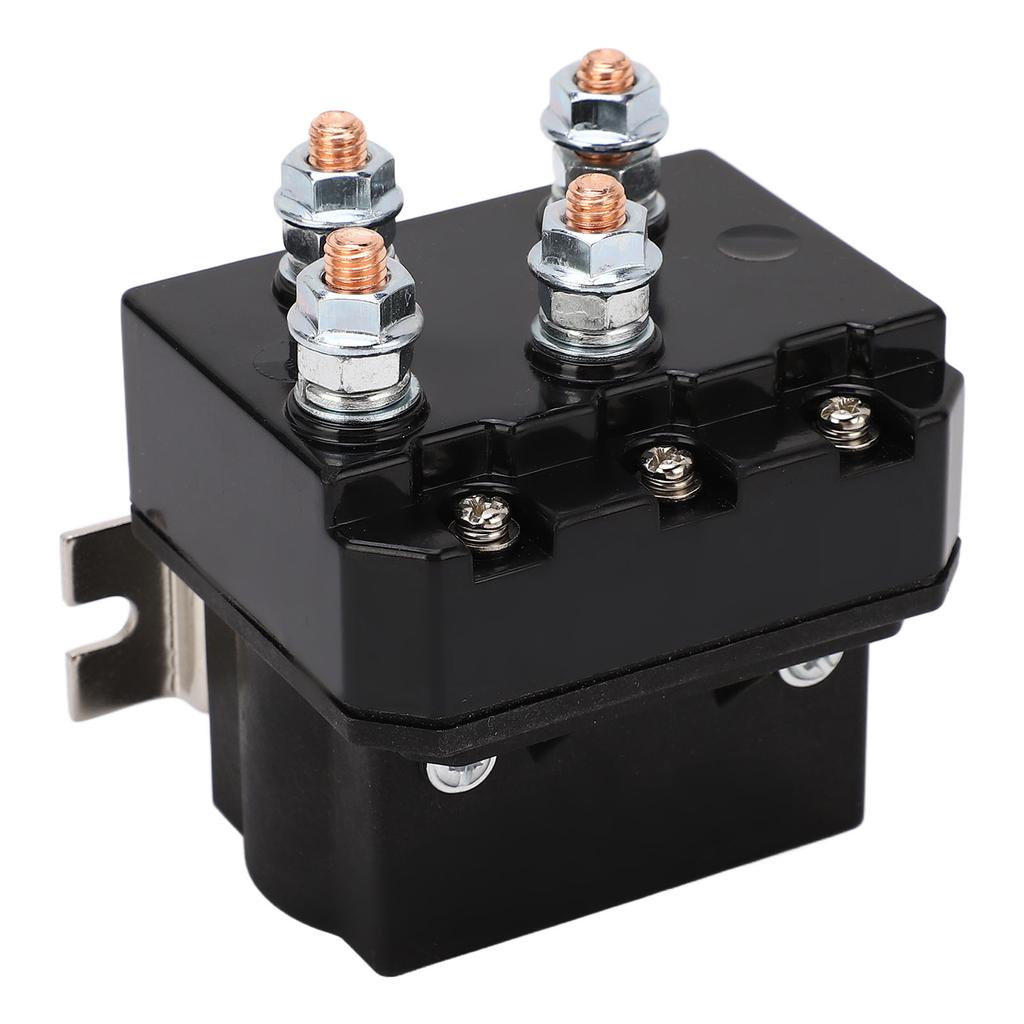 Electric Winch Relay 250A ABS Housing Waterproof Copper Contact Brass Coil Winch Relay Contactor 12V