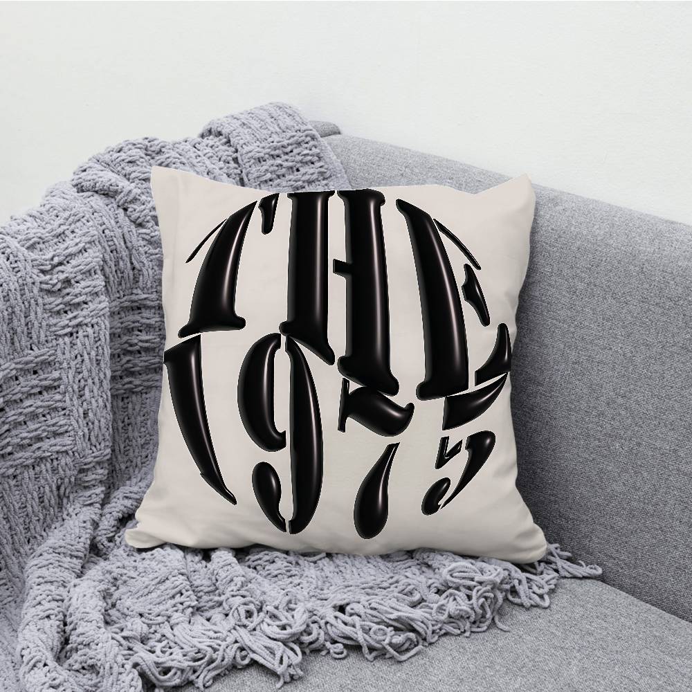 The 1975 Pillowcases Bedroom Living Room Sofa Home Decor Polyester Cushion Cover with Zipper