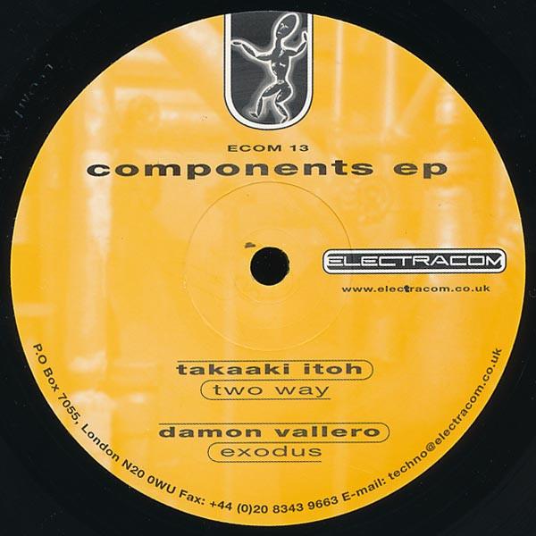 

12inch Record VARIOUS - Components EP ECOM13 Electracom 2000 UK Dance & Electronica Used