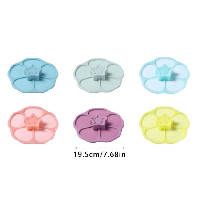 Flexible Silicone Mug Lid for Kitchen Offices Home Use Dust-proof Sun Flower Cups Cover For Indoor Outdoors