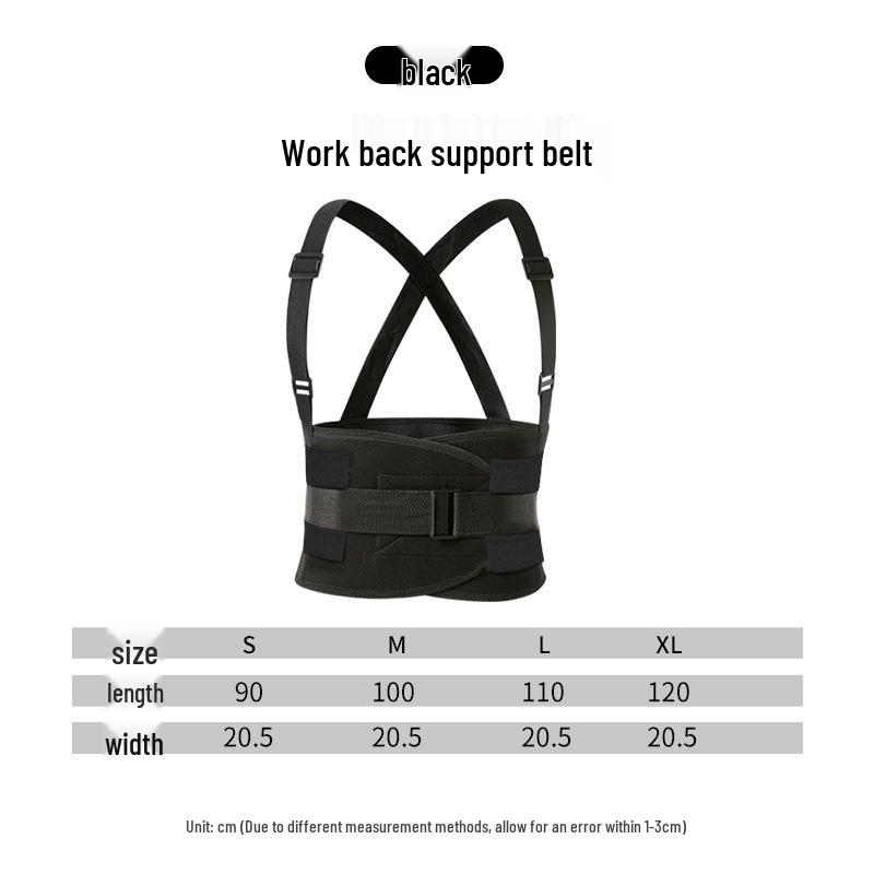 Men's Fitness Sweat Waist Support Belt for Running and Training