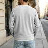 Men's Long Sleeve Crewneck Sweatshirt with Look Casual Loose Fit Pullover for Spring