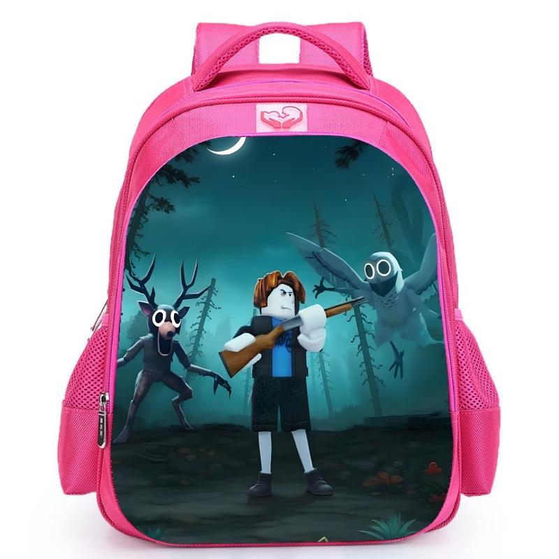 

99 nights in the forest Lightweight casual backpack 7343 KTB Red schoolbag-large size