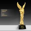 Customized High-end Gold-plating Resin Trophy, Creative Five-Pointed Star Thumb Excellent Staff Award, Gold, Silver, Copper, 1Pc